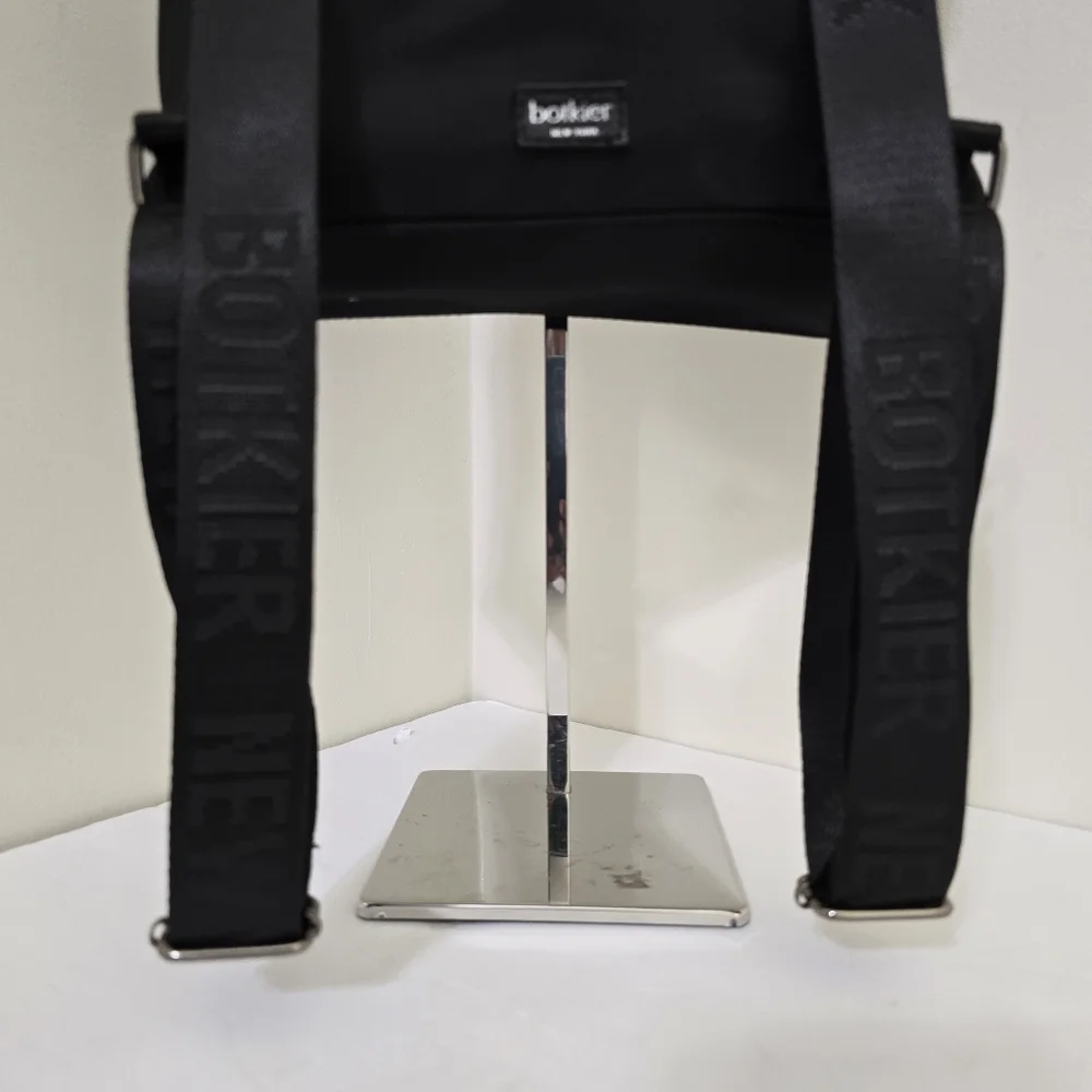 BOTKIER New York Mini Trigger Backpack Purse Faux Leather‎ Black Travel